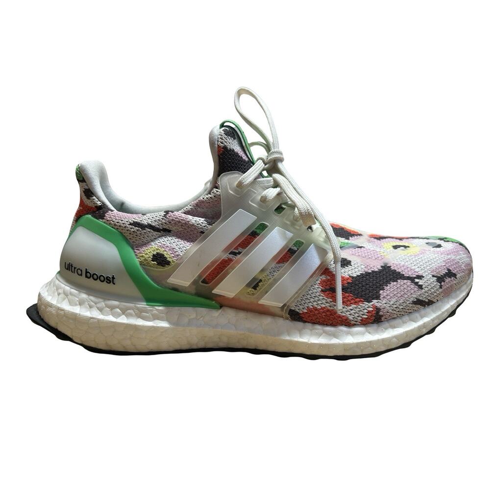 Adidas Ultraboost 5.0 X Marimekko GW8567 Floral White Pink Parley Women's 7 US